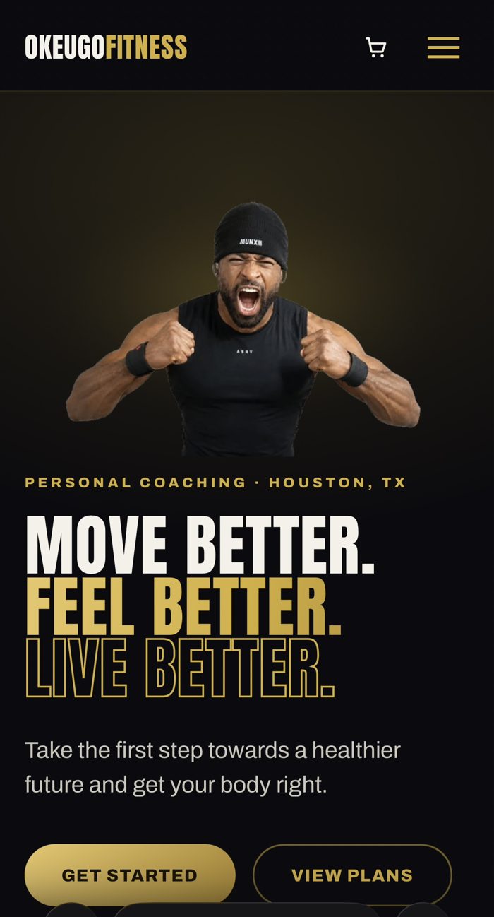 Okeugo Fitness on mobile